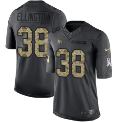Nike Cardinals #38 Andre Ellington Black Youth Stitched NFL Limited 2016 Salute to Service Jersey