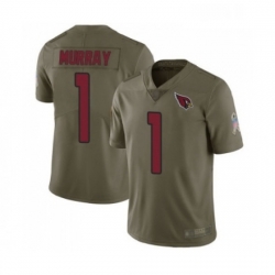 Youth Arizona Cardinals #1 Kyler Murray Limited Olive 2017 Salute to Service NFL Jersey