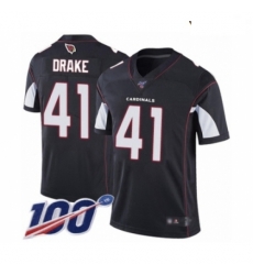 Youth Arizona Cardinals #41 Kenyan Drake Black Alternate Vapor Untouchable Limited Player 100th Season Football Jersey