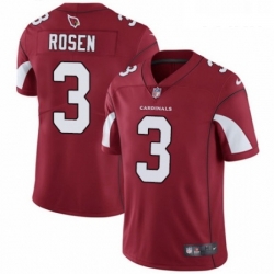 Youth Nike Arizona Cardinals 3 Josh Rosen Red Team Color Vapor Untouchable Limited Player NFL Jersey