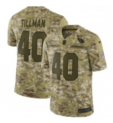 Youth Nike Arizona Cardinals 40 Pat Tillman Limited Camo 2018 Salute to Service NFL Jersey