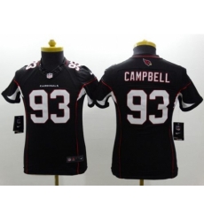 Youth Nike Arizona Cardinals #93 Calais Campbell Black Alternate Limited Jersey