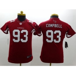Youth Nike Arizona Cardinals #93 Calais Campbell Red Limited Jersey