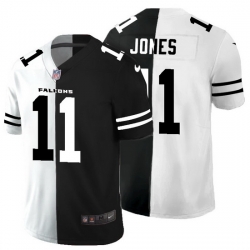 Atlanta Falcons 11 Julio Jones Men Black V White Peace Split Nike Vapor Untouchable Limited NFL Jersey