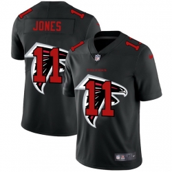 Atlanta Falcons 11 Julio Jones Men Nike Team Logo Dual Overlap Limited NFL Jersey Black