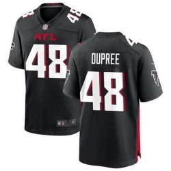 Men Atlanta Falcons 48 Bud Dupree Black Stitched Football Game Jersey