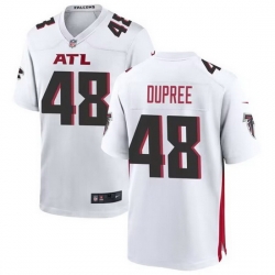 Men Atlanta Falcons 48 Bud Dupree White Stitched Football Game Jersey