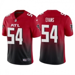 Men Atlanta Falcons 54 Rashaan Evans Red Black Vapor Untouchable Limited Stitched Jersey