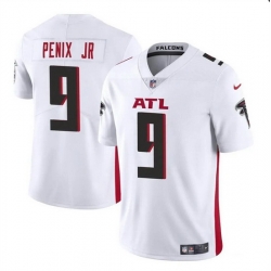 Men Atlanta Falcons 9 Michael Penix Jr White 2024 Draft Vapor Untouchable Limited Stitched Football Jersey