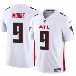 Men Atlanta Falcons 9 Rondale Moore White 2023 F U S E Vapor Untouchable Limited Stitched Football Jersey