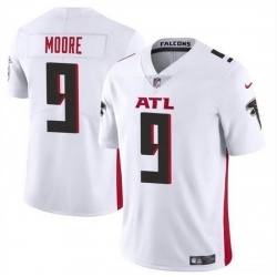 Men Atlanta Falcons 9 Rondale Moore White Vapor Untouchable Limited Stitched Football Jersey
