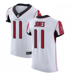 Men Nike Atlanta Falcons 11 Julio Jones White Vapor Untouchable Elite Player NFL Jersey