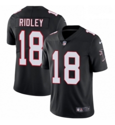 Men Nike Atlanta Falcons 18 Calvin Ridley Black Alternate Vapor Untouchable Limited Player NFL Jersey