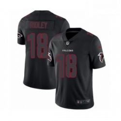 Men Nike Atlanta Falcons 18 Calvin Ridley Limited Black Rush Impact NFL Jersey