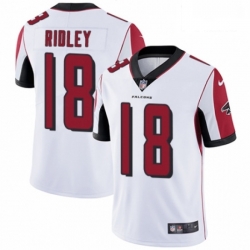 Men Nike Atlanta Falcons 18 Calvin Ridley White Vapor Untouchable Limited Player NFL Jersey