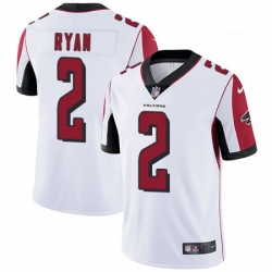 Men Nike Atlanta Falcons 2 Matt Ryan White Vapor Untouchable Limited Player NFL Jersey