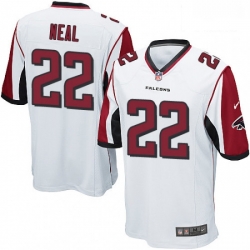Men Nike Atlanta Falcons 22 Keanu Neal Game White NFL Jersey