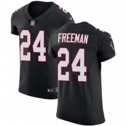Men Nike Atlanta Falcons 24 Devonta Freeman Black Alternate Vapor Untouchable Elite Player NFL Jersey