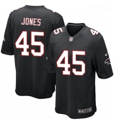 Men Nike Atlanta Falcons 45 Deion Jones Game Black Alternate NFL Jersey