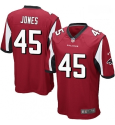 Men Nike Atlanta Falcons 45 Deion Jones Game Red Team Color NFL Jersey