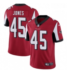 Men Nike Atlanta Falcons 45 Deion Jones Red Team Color Vapor Untouchable Limited Player NFL Jersey