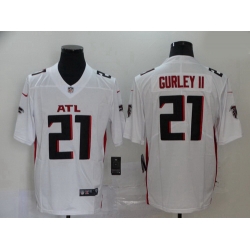Men Nike Atlanta Falcons Todd Gurley II White Vapor Limited Jersey