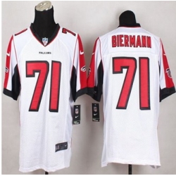 NEW Atlanta Falcons #71 Kroy Biermann White Men Stitched NFL Elite Jersey