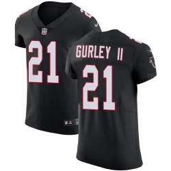 Nike Atlanta Falcons 21 Todd Gurley II Black Alternate Men Stitched NFL New Elite Jersey