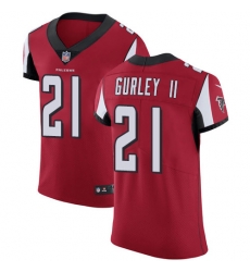 Nike Atlanta Falcons 21 Todd Gurley II Red Team Color Men Stitched NFL Vapor Untouchable Elite Jersey