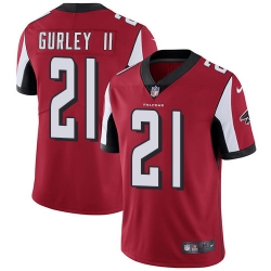 Nike Atlanta Falcons 21 Todd Gurley II Red Team Color Men Stitched NFL Vapor Untouchable Limited Jersey