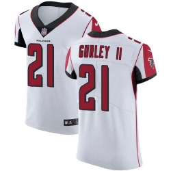 Nike Atlanta Falcons 21 Todd Gurley II White Men Stitched NFL New Elite Jersey