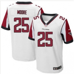 Nike Atlanta Falcons #25 William Moore White Mens Stitched NFL Elite Jersey