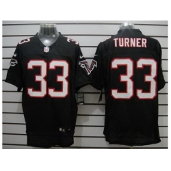 Nike Atlanta Falcons 33 Michael Turner Black Elite NFL Jersey