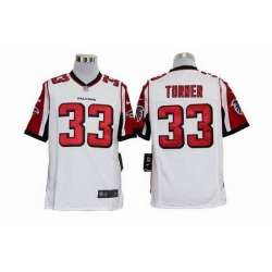 Nike Atlanta Falcons 33 Michael Turner White Game NFL Jersey