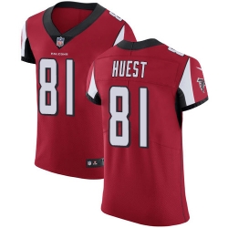 Nike Atlanta Falcons 81 Hayden Hurst Red Team Color Men Stitched NFL Vapor Untouchable Elite Jersey