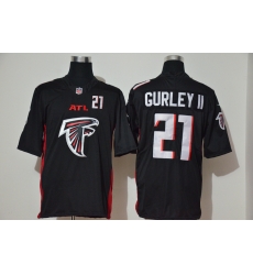 Nike Falcons 21 Todd Gurley II Black Team Big Logo Number Vapor Untouchable Limited Jersey