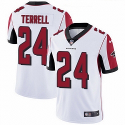 Nike Falcons 24 A J  Terrell White Men Stitched NFL Vapor Untouchable Limited Jersey