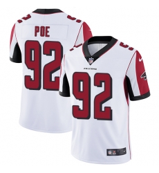 Nike Falcons #92 Dontari Poe White Mens Stitched NFL Vapor Untouchable Limited Jersey