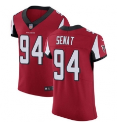 Nike Falcons #94 Deadrin Senat Red Team Color Mens Stitched NFL Vapor Untouchable Elite Jersey