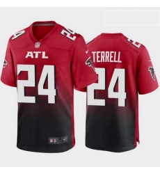 men a.j. terrell atlanta falcons red game jersey 2020 