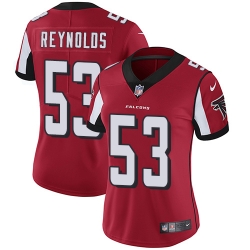 Nike Atlanta Falcons #53 LaRoy Reynolds Elite Women Red Home Jersey