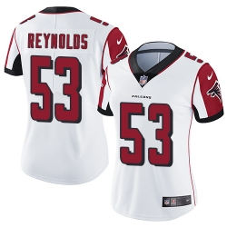 Nike Atlanta Falcons #53 LaRoy Reynolds Elite Women White Home Jersey