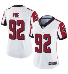 Nike Falcons #92 Dontari Poe White Womens Stitched NFL Vapor Untouchable Limited Jersey