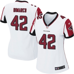 Nike Falcons #98 Takkarist McKinley Red Womens Stitched NFL Limited Rush Jersey