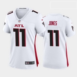Women Nike 2020 11 Julio Jones Atlanta Falcons White Nike Vapor Limited Jersey White