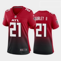 Women Nike Atlanta Falcons 21 Todd Gurley II Black Vapor Limited Jersey
