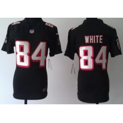 Women Nike Atlanta Falcons #84 Roddy White Black NFL Jerseys