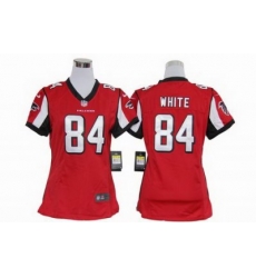 Women Nike Atlanta Falcons #84 Roddy White Red Jerseys