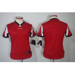 Women Nike Atlanta Falcons Blank Red Color[NIKE LIMITED Jersey]