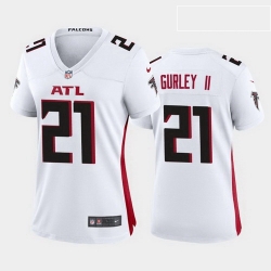 Women Nike Atlanta Falcons Todd Gurley II White Vapor Limited Jersey